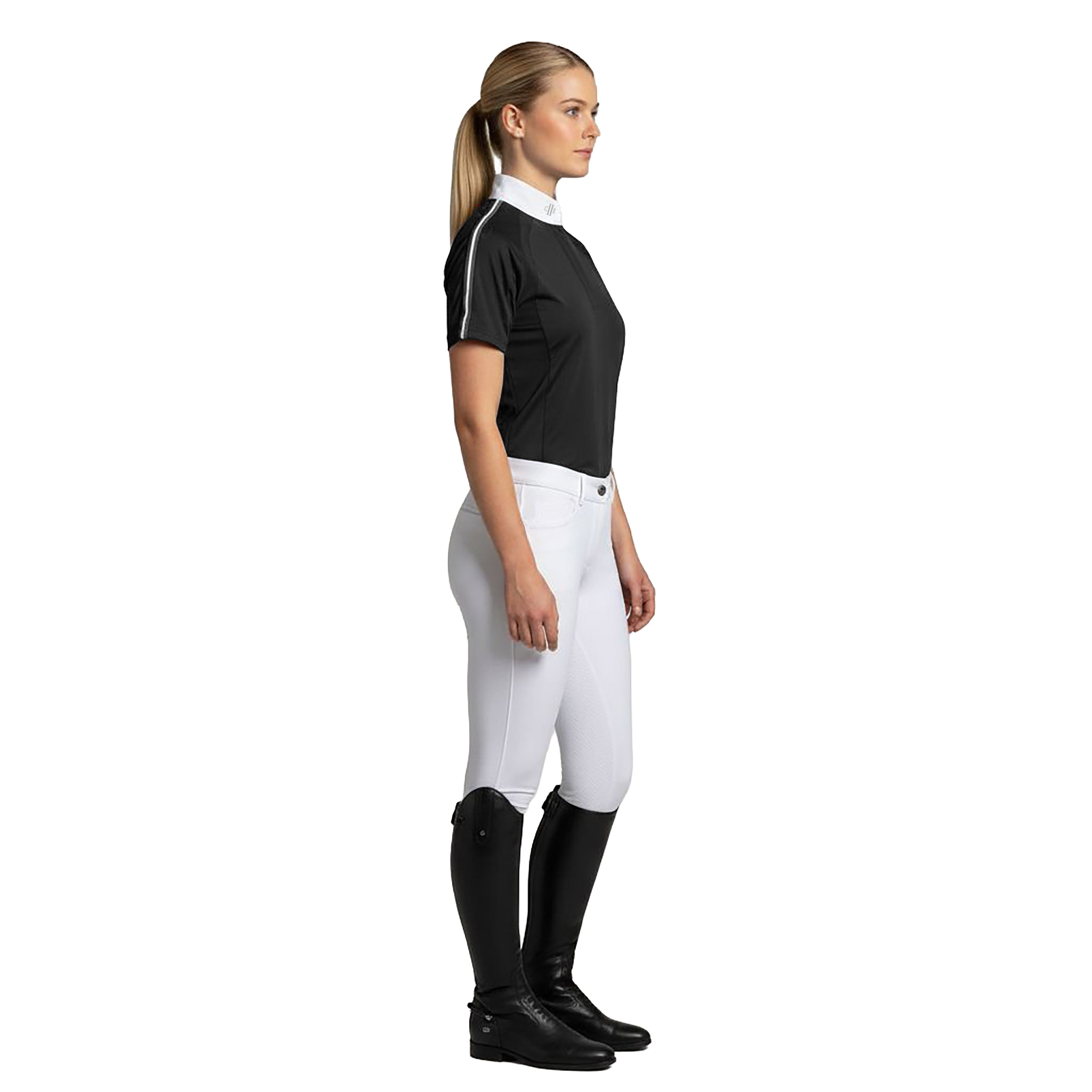 AUBURN Ladies Showshirt Black (Jet Black)