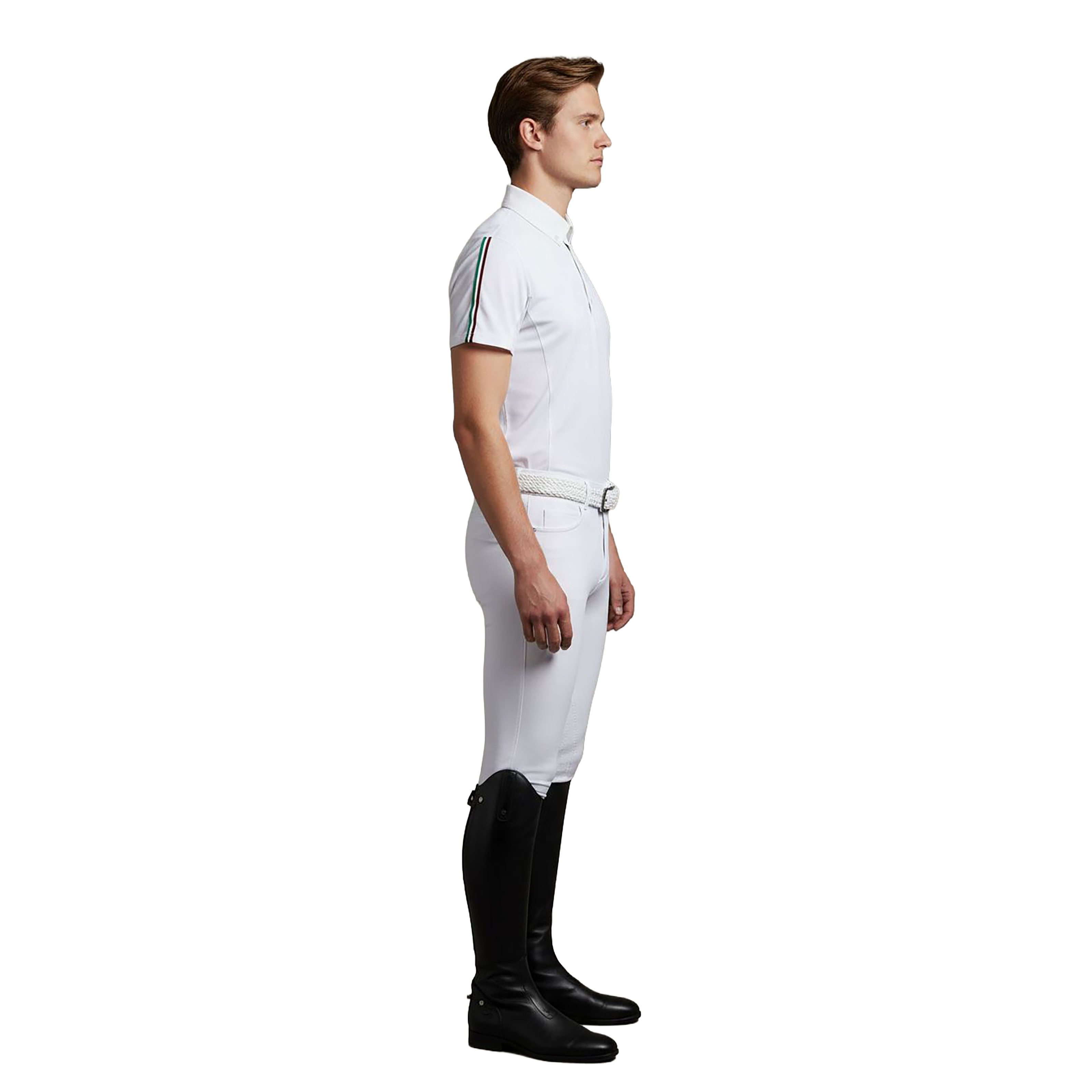 BARSTOW Mens BD Showshirt SS White (Optical White)