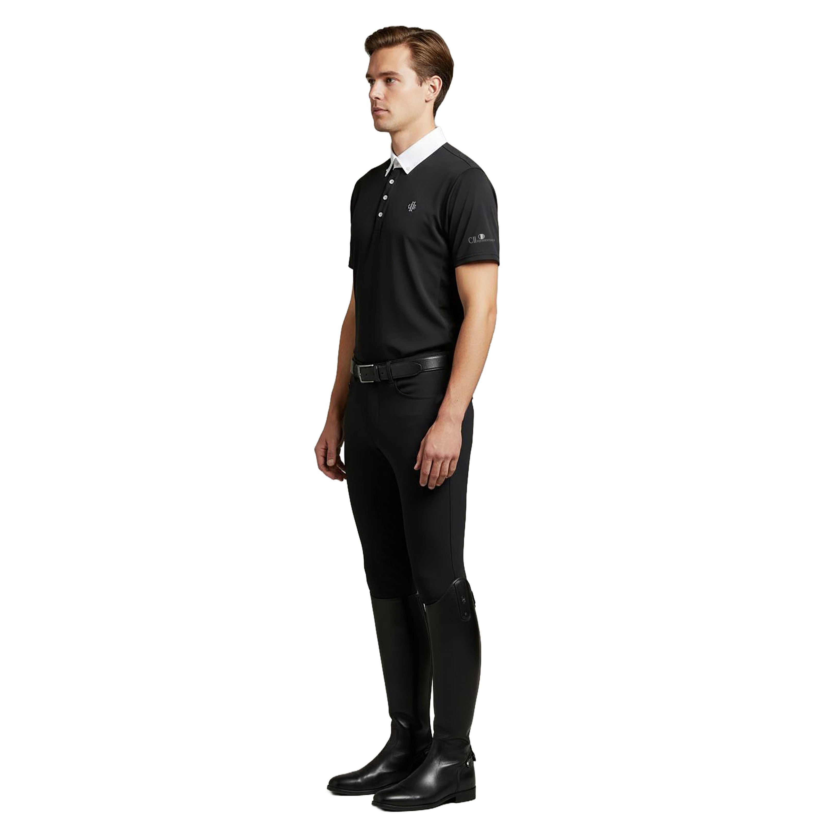 BARSTOW Mens BD Showshirt SS Black (Jet Black)