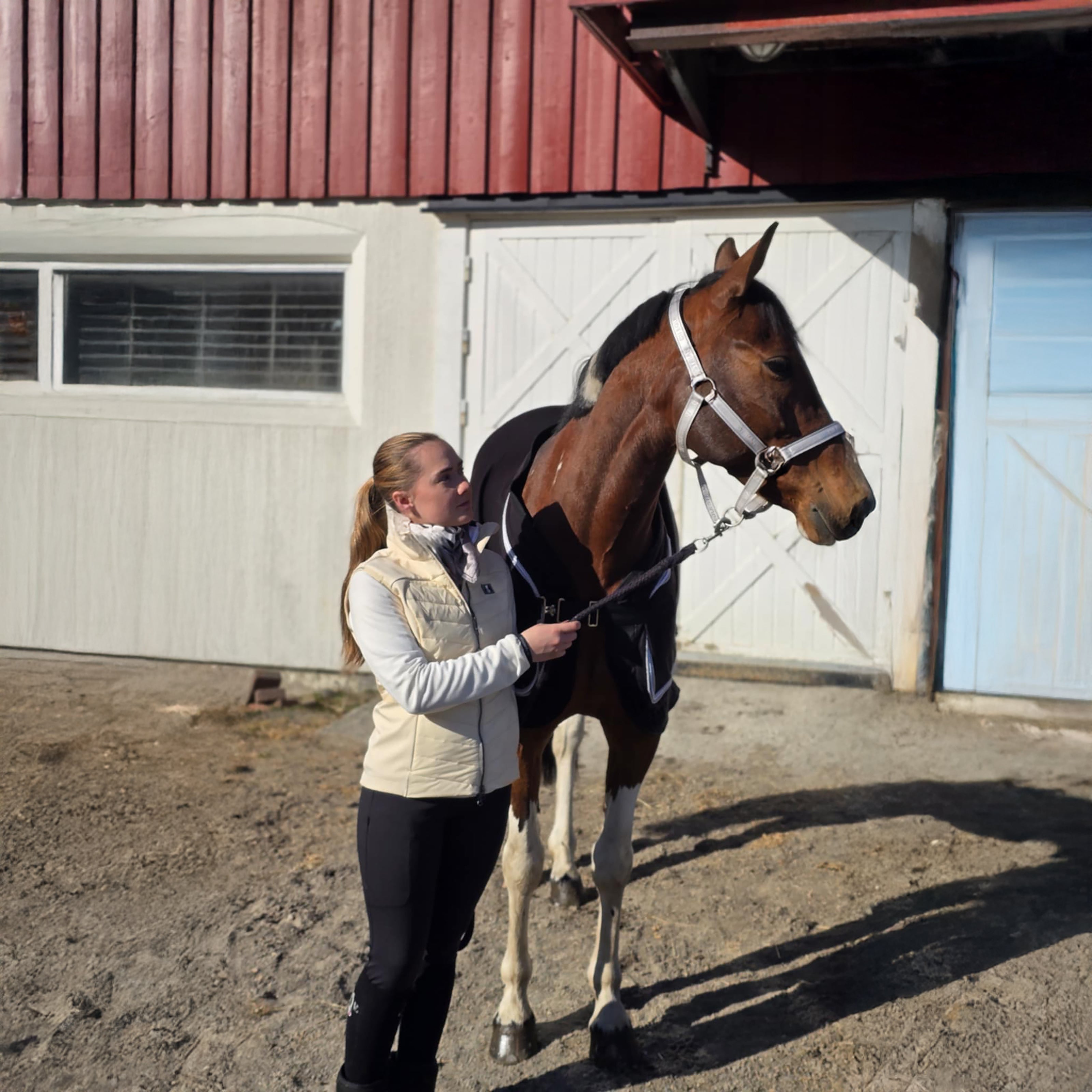 BURBANK Quilted Bodywarmer Beige (Chreme Brulee)