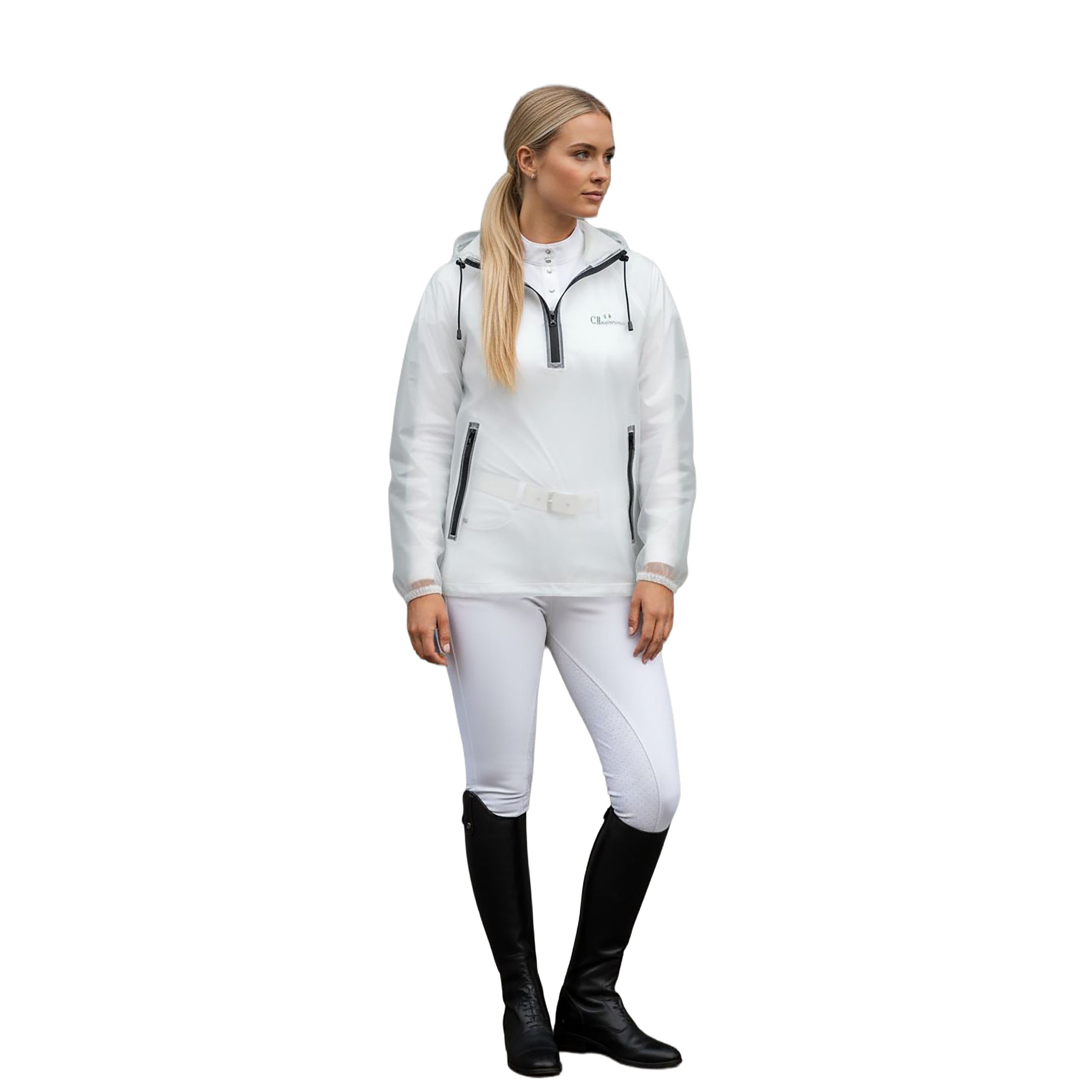 CORCORAN Transparent Rain Anorak Transparent