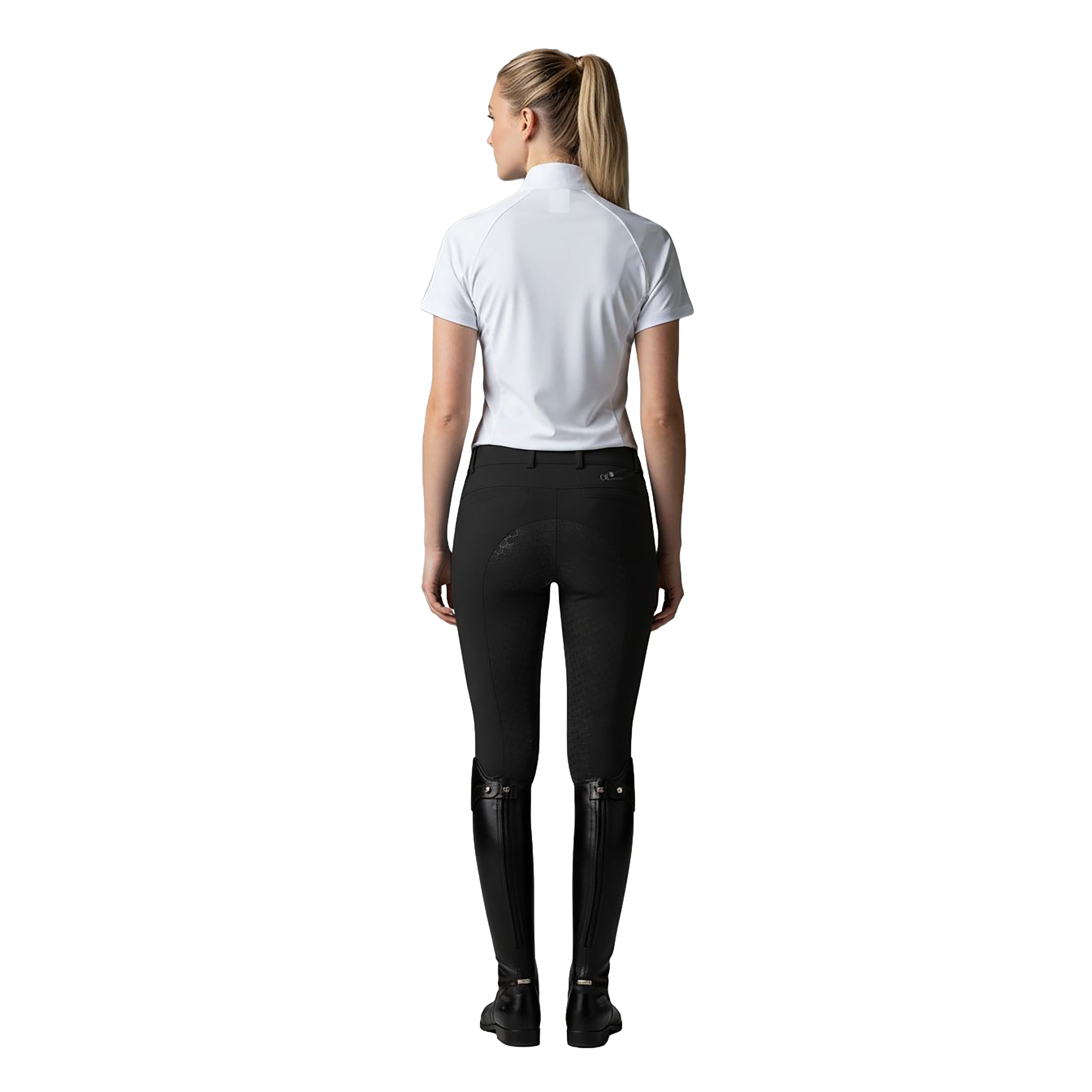 FRESNO COLOR Ladies Fullgrip Breeches Black (Jet Black)