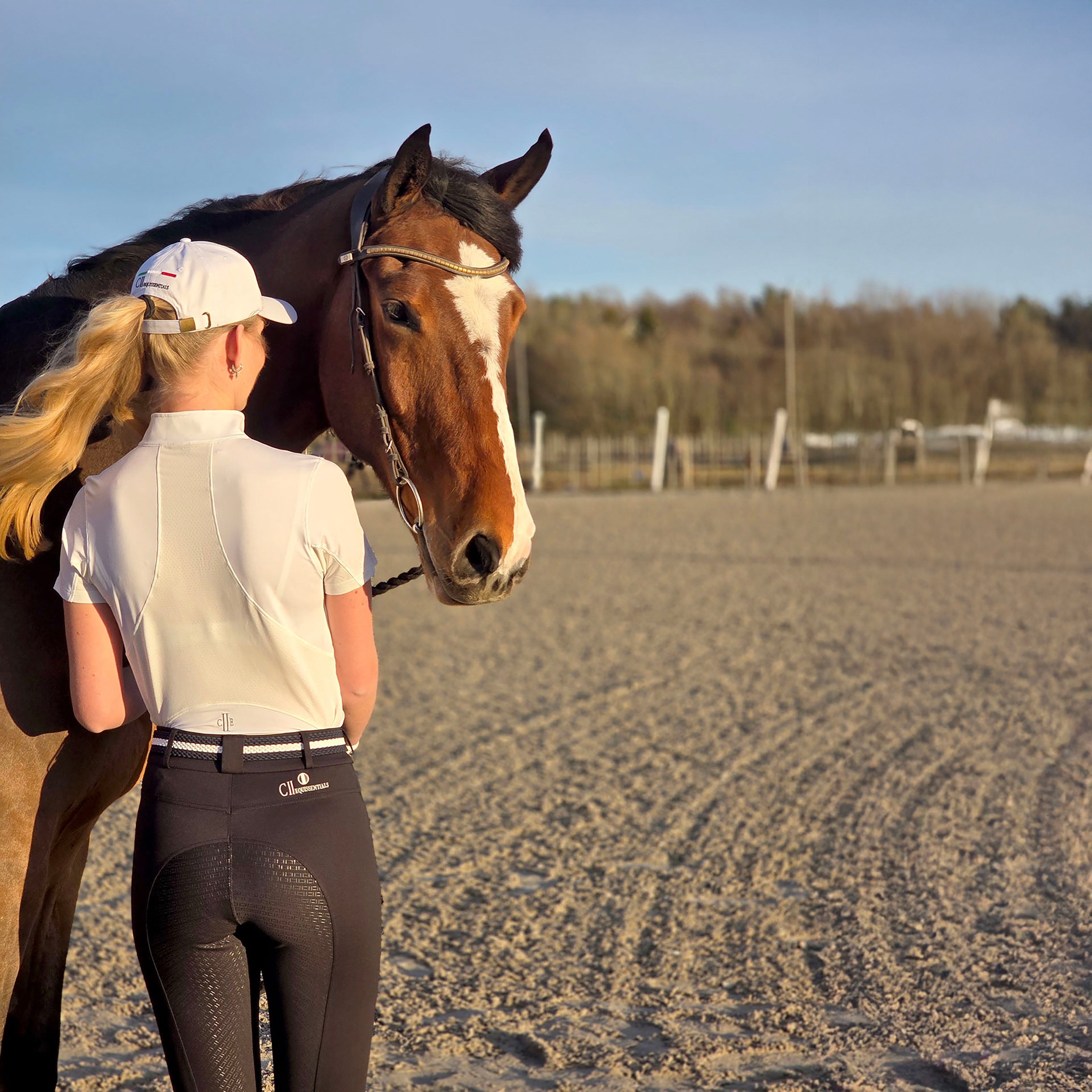FRESNO COLOR Ladies Fullgrip Breeches Black (Jet Black)