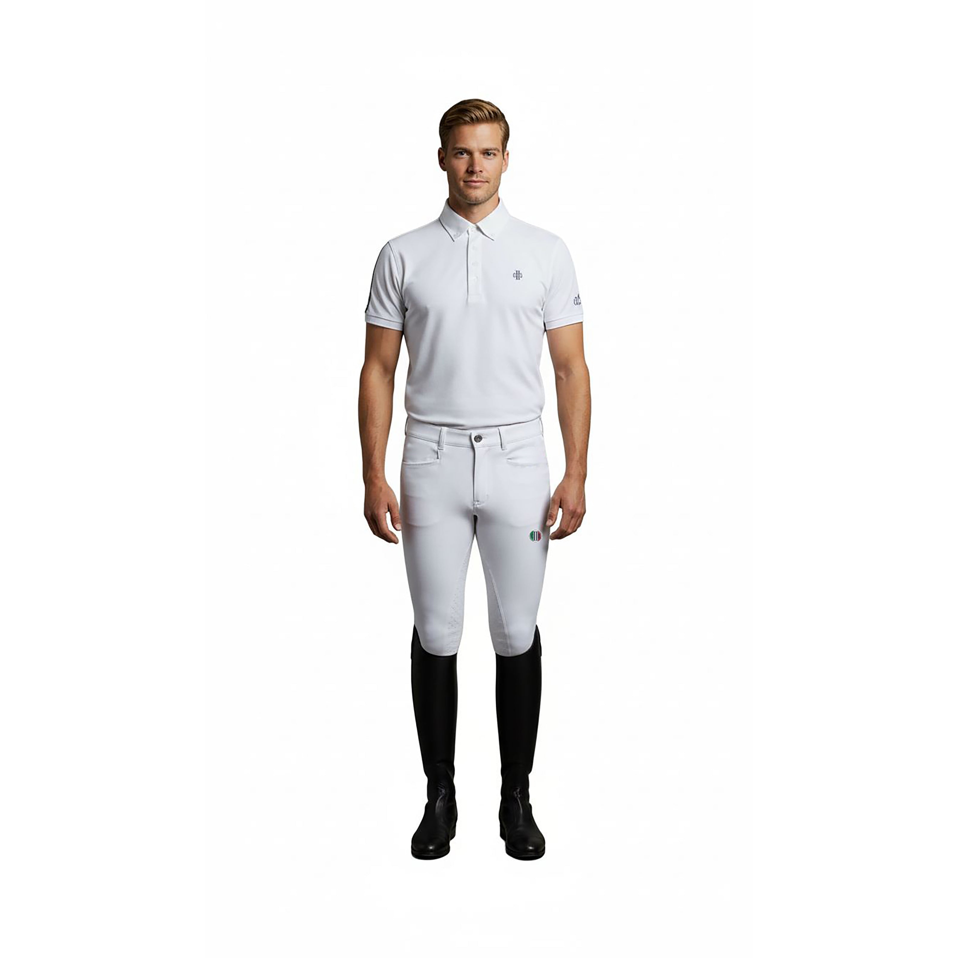 FULLERTON Mens Kneegrip Breeches White (Optical White)