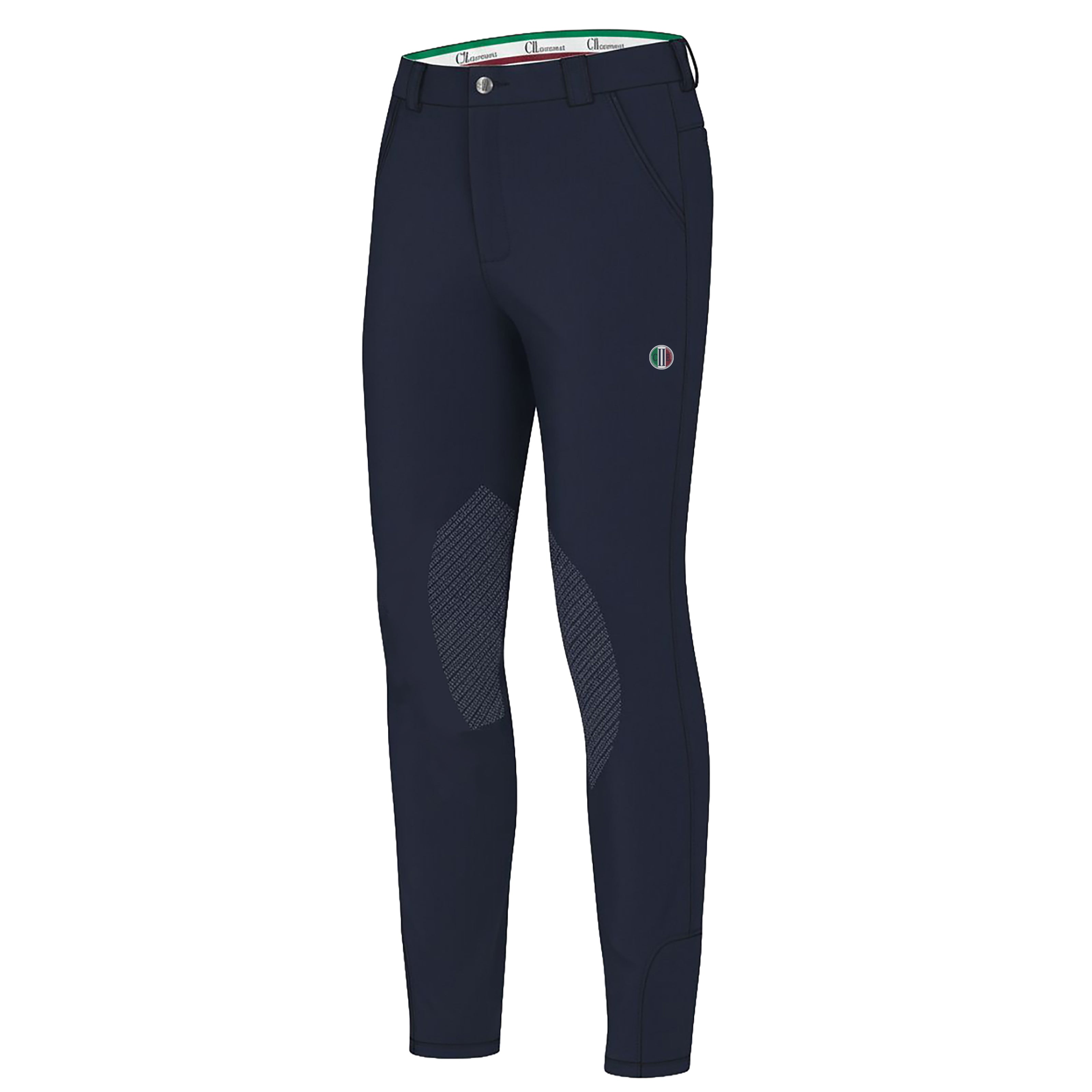 FULLERTON Mens Kneegrip Breeches Navy (Black Iris)