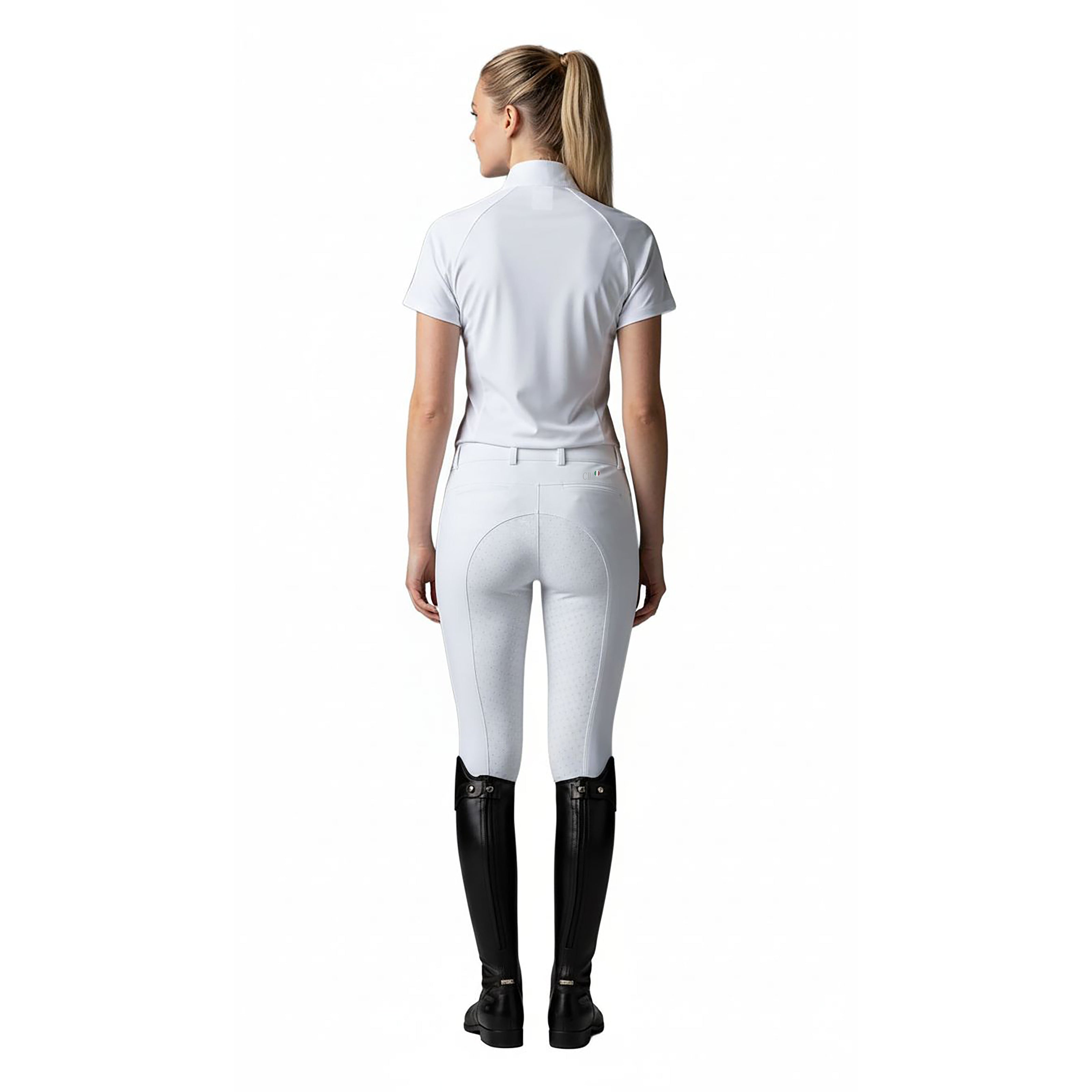 FRESNO WHITE Ladies Fullgrip Breeches White (Optical White)