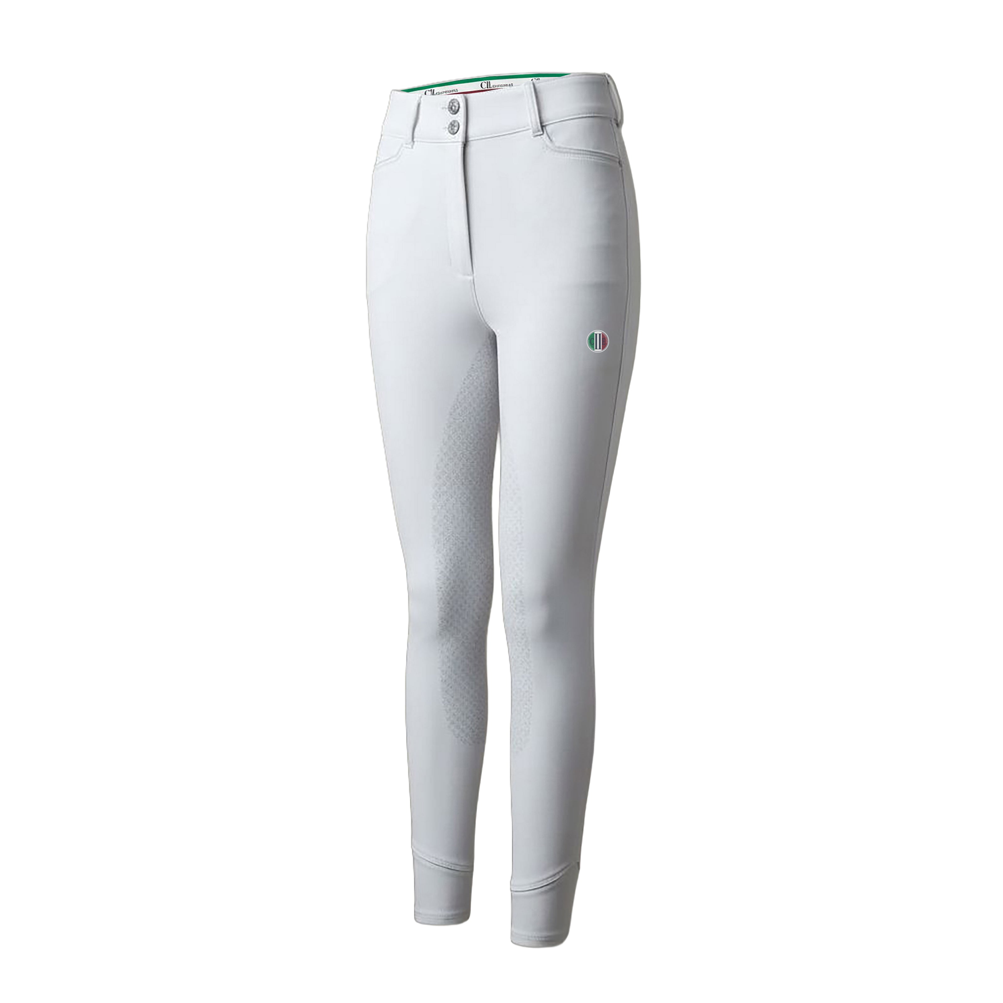 FRESNO WHITE Ladies Fullgrip Breeches White (Optical White)