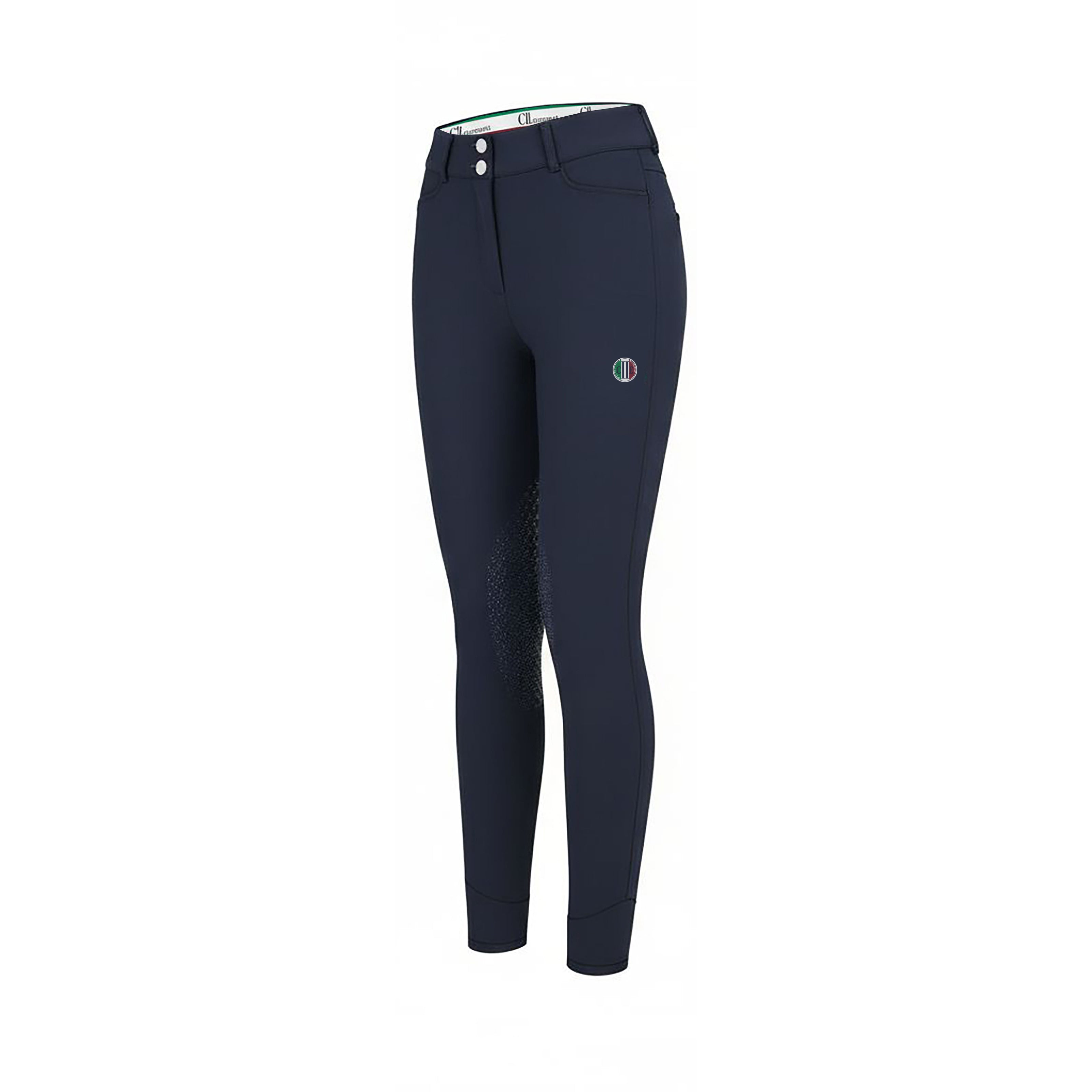FRESNO COLOR Ladies Kneegrip Breeches Navy (Black Iris)