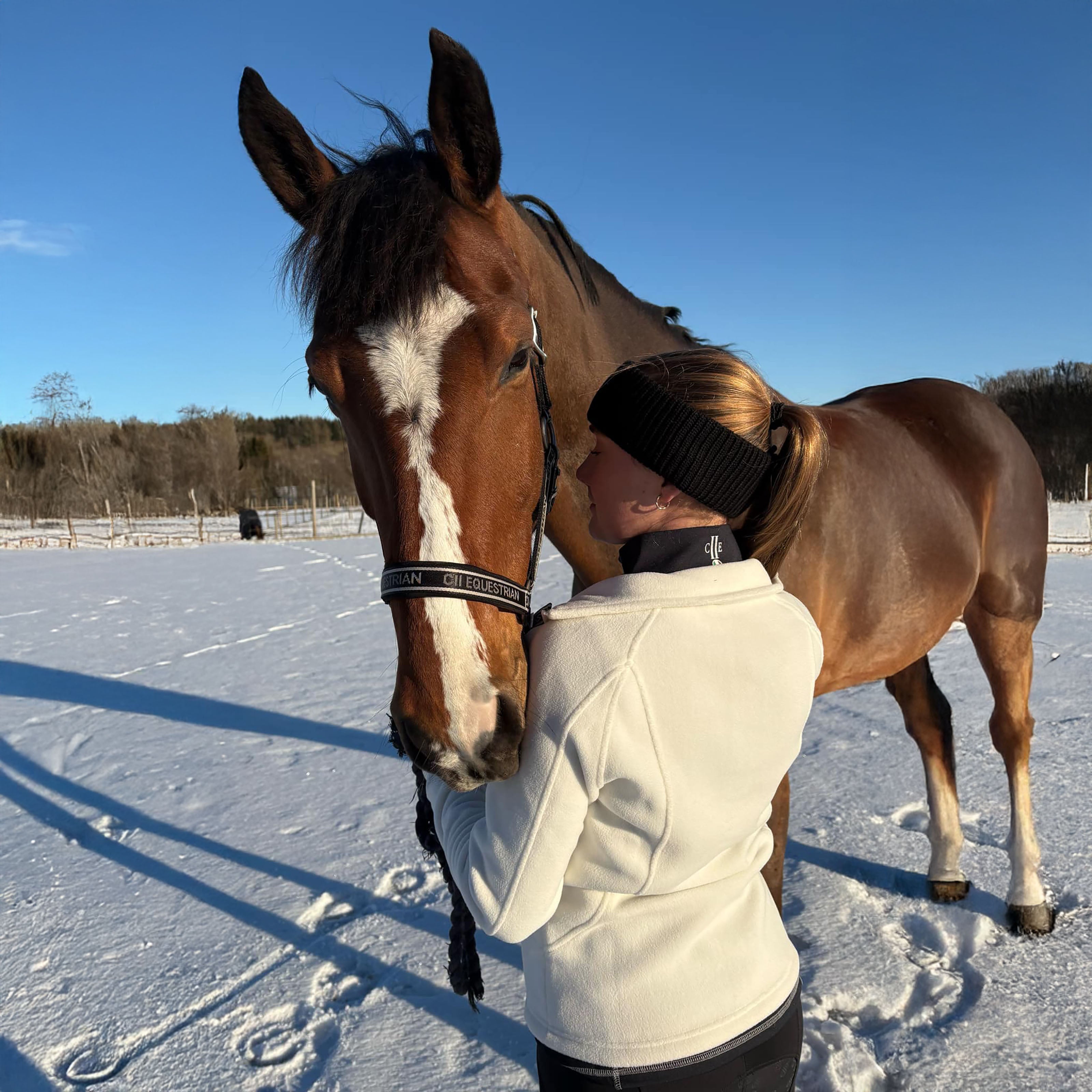 TUSTIN Wool Knitted headband Black (Jet Black)