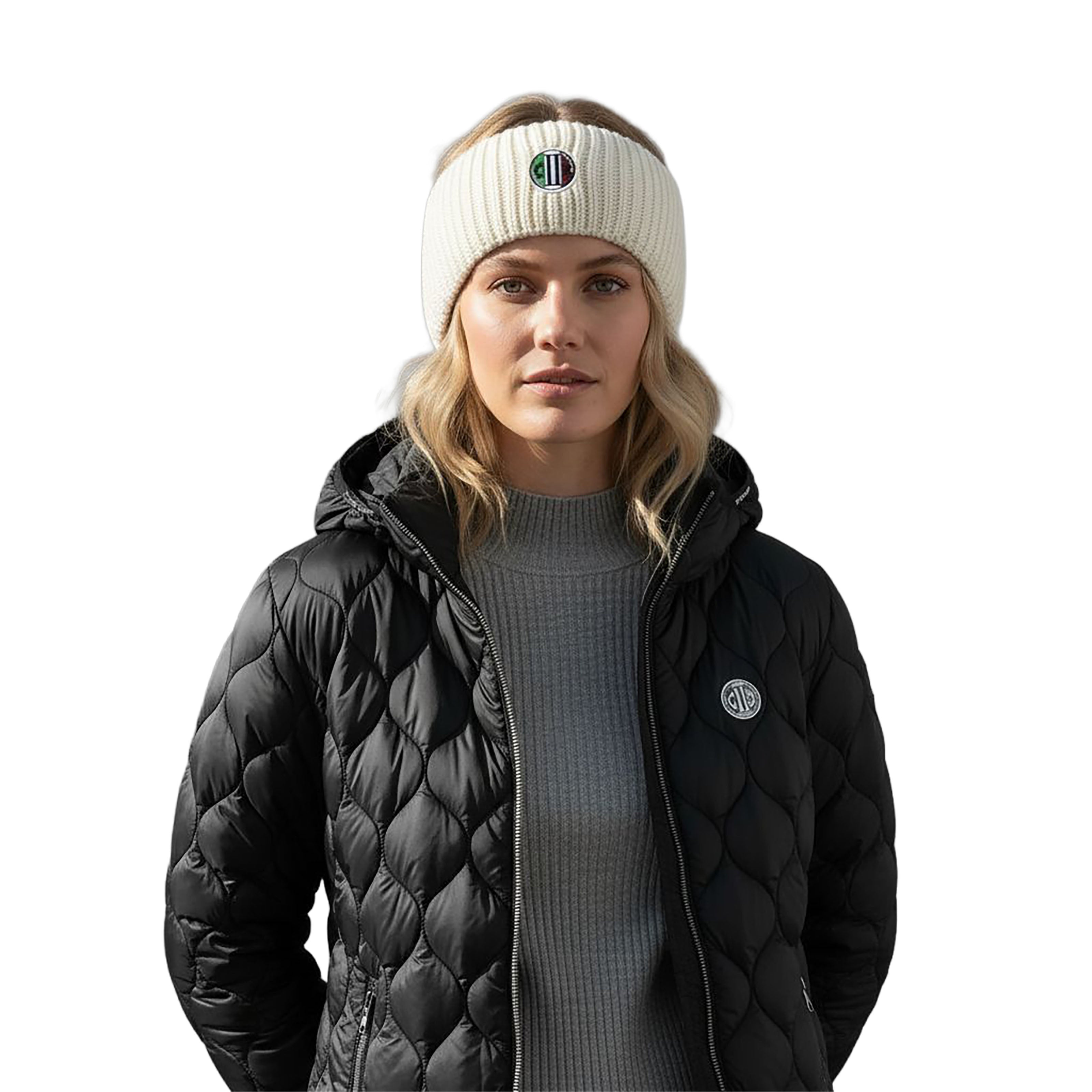 TUSTIN Wool Knitted headband Offwhite (Snow White)