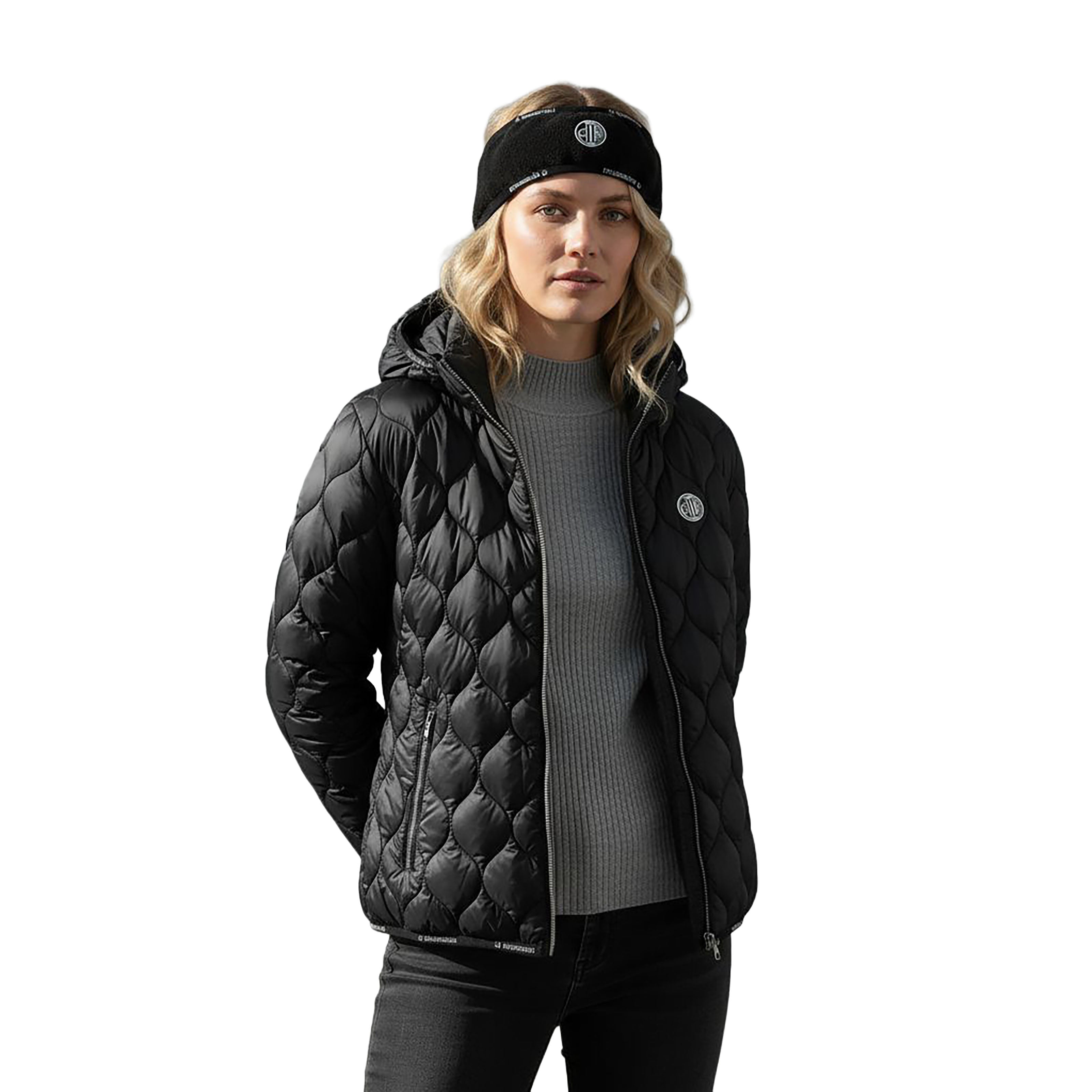 ENCINITAS Fleece Headband Black (Jet Black)