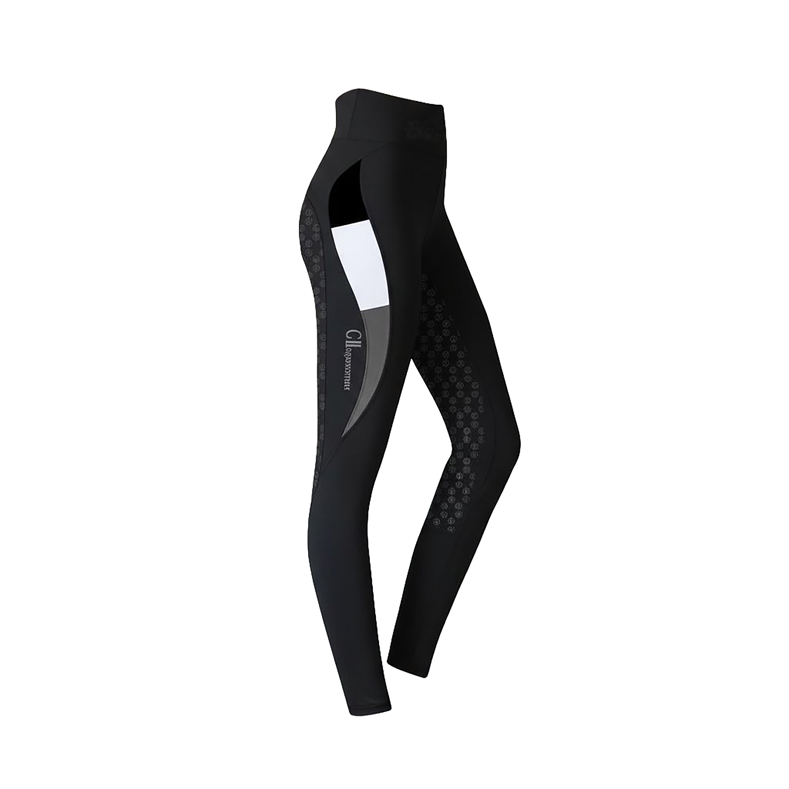 GLENDALE Ladies Fullgrip Compression Thights Black (Jet Black)