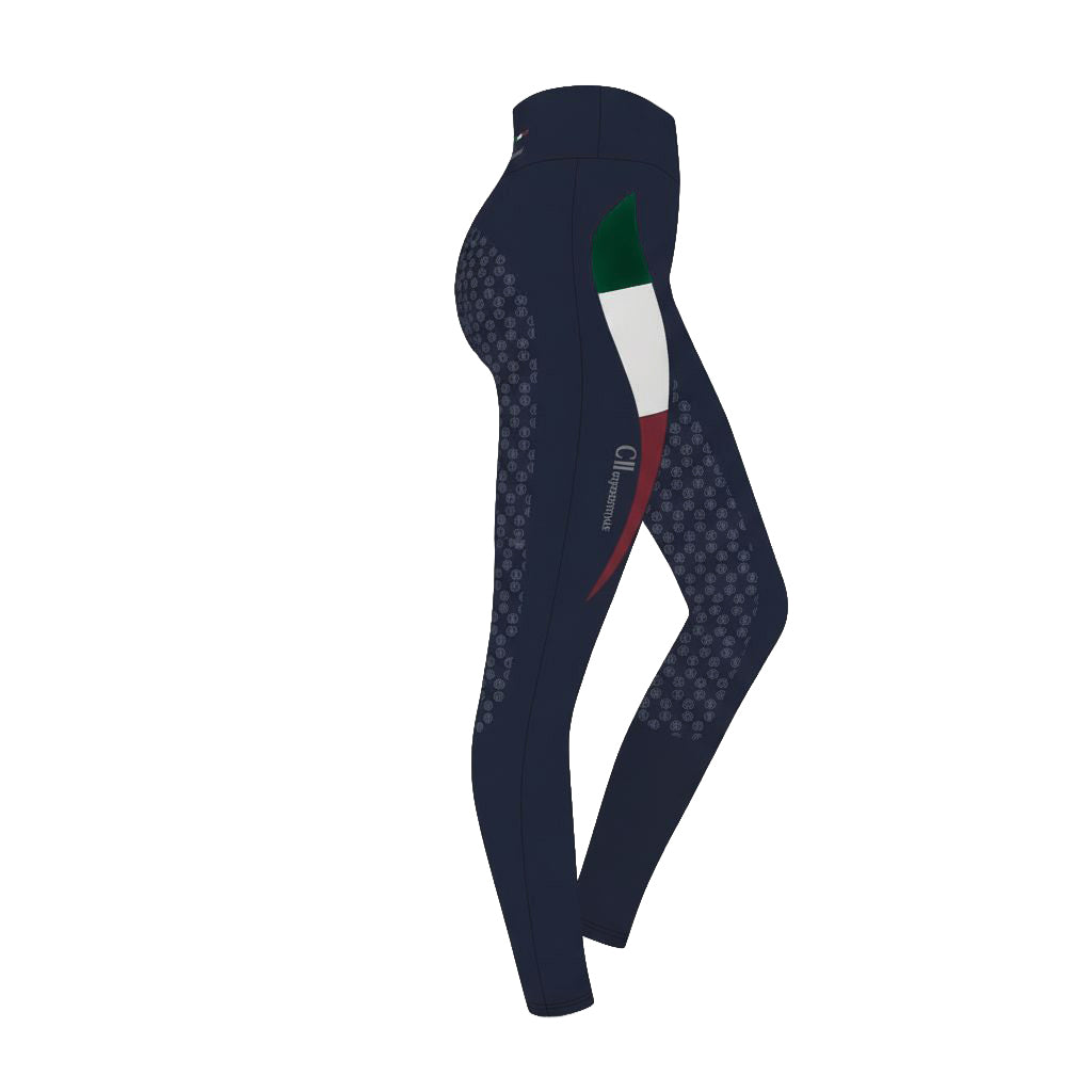GLENDALE Ladies Fullgrip Compression Thights Navy (Black Iris)