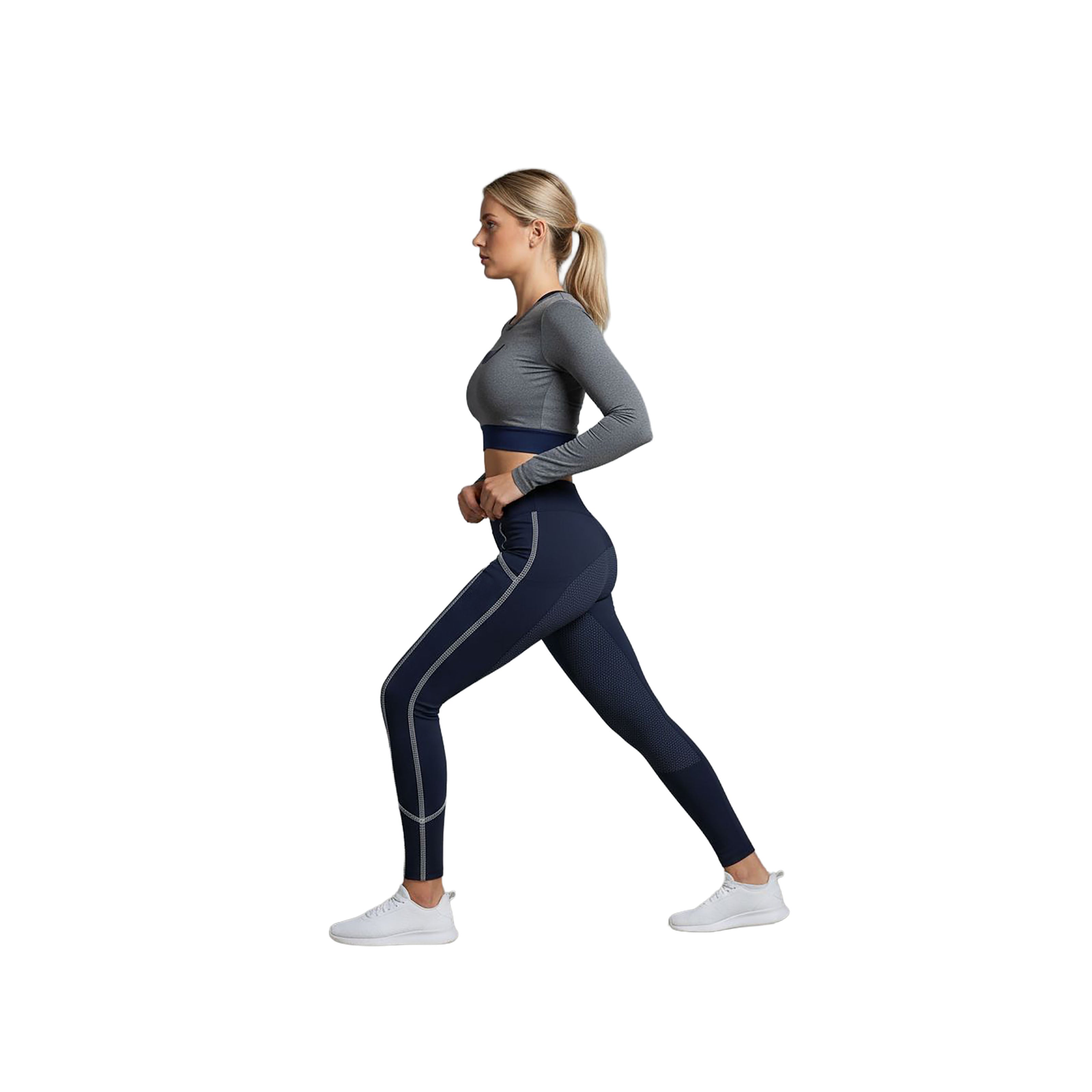 GUADALUPE Ladies Fullgrip Thights Navy (Black Iris)