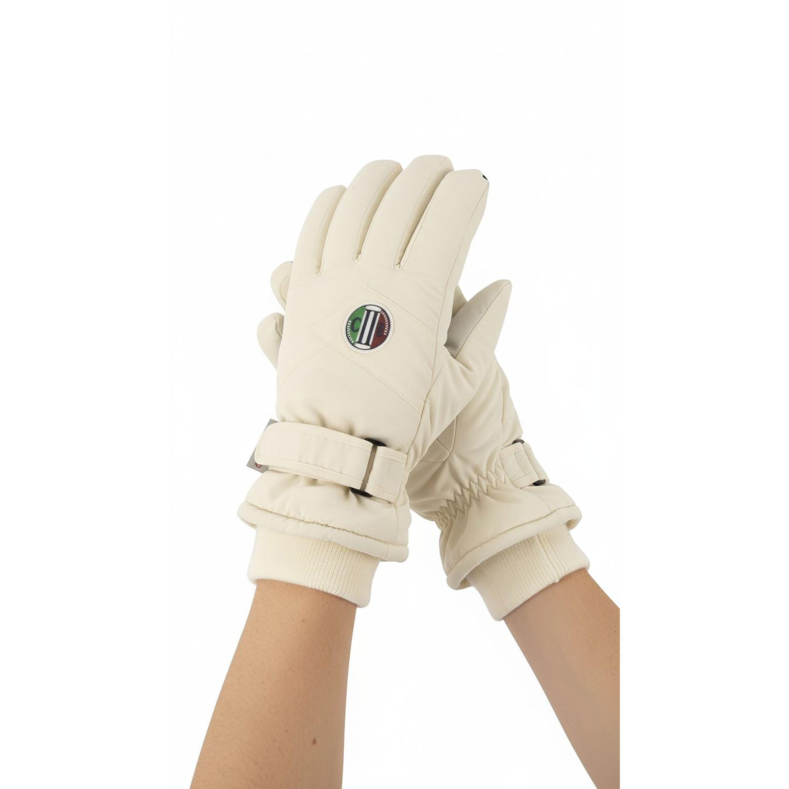 SAN CARLOS Winter gloves Offwhite (Snow White)