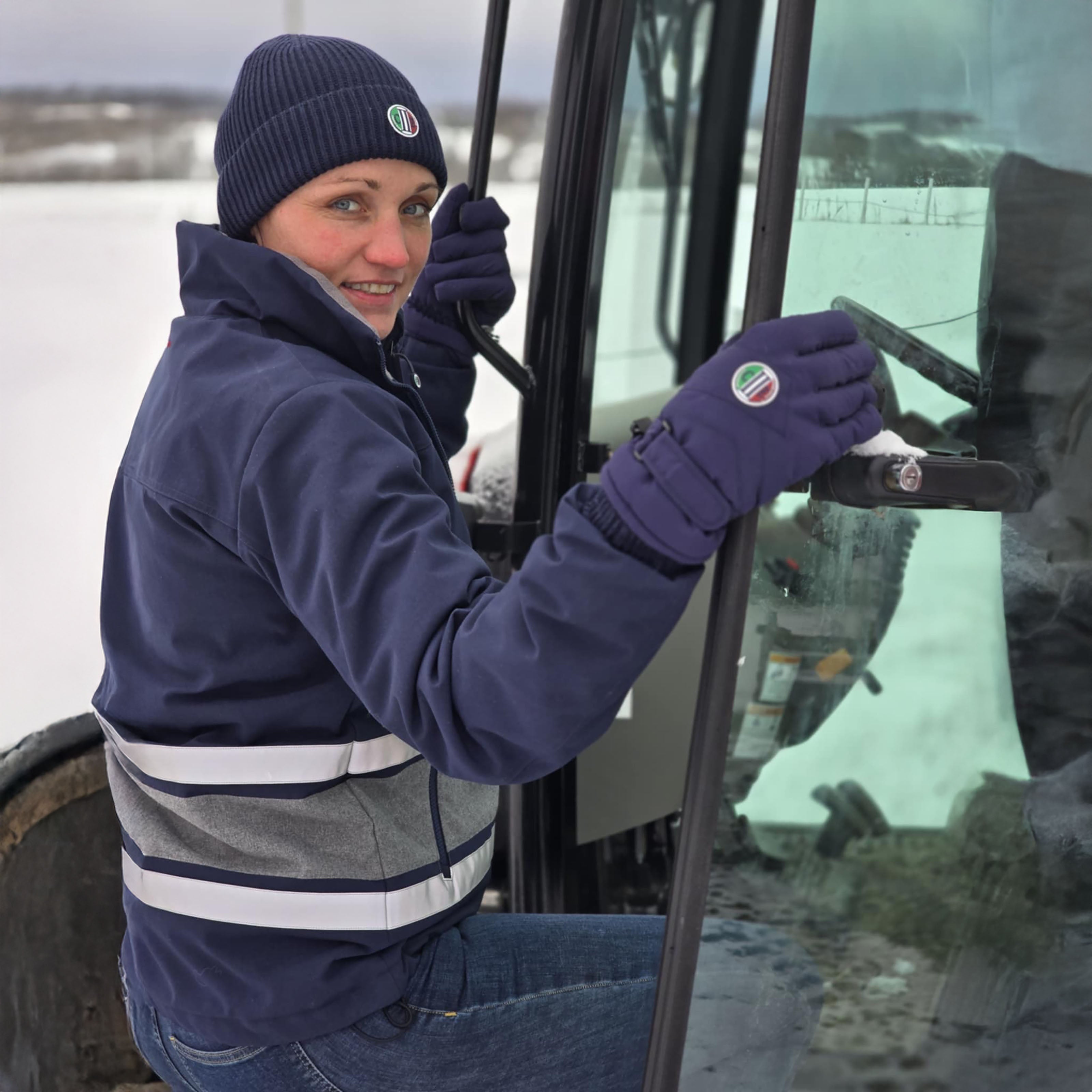 SAN CARLOS Winter gloves Navy (Black Iris)