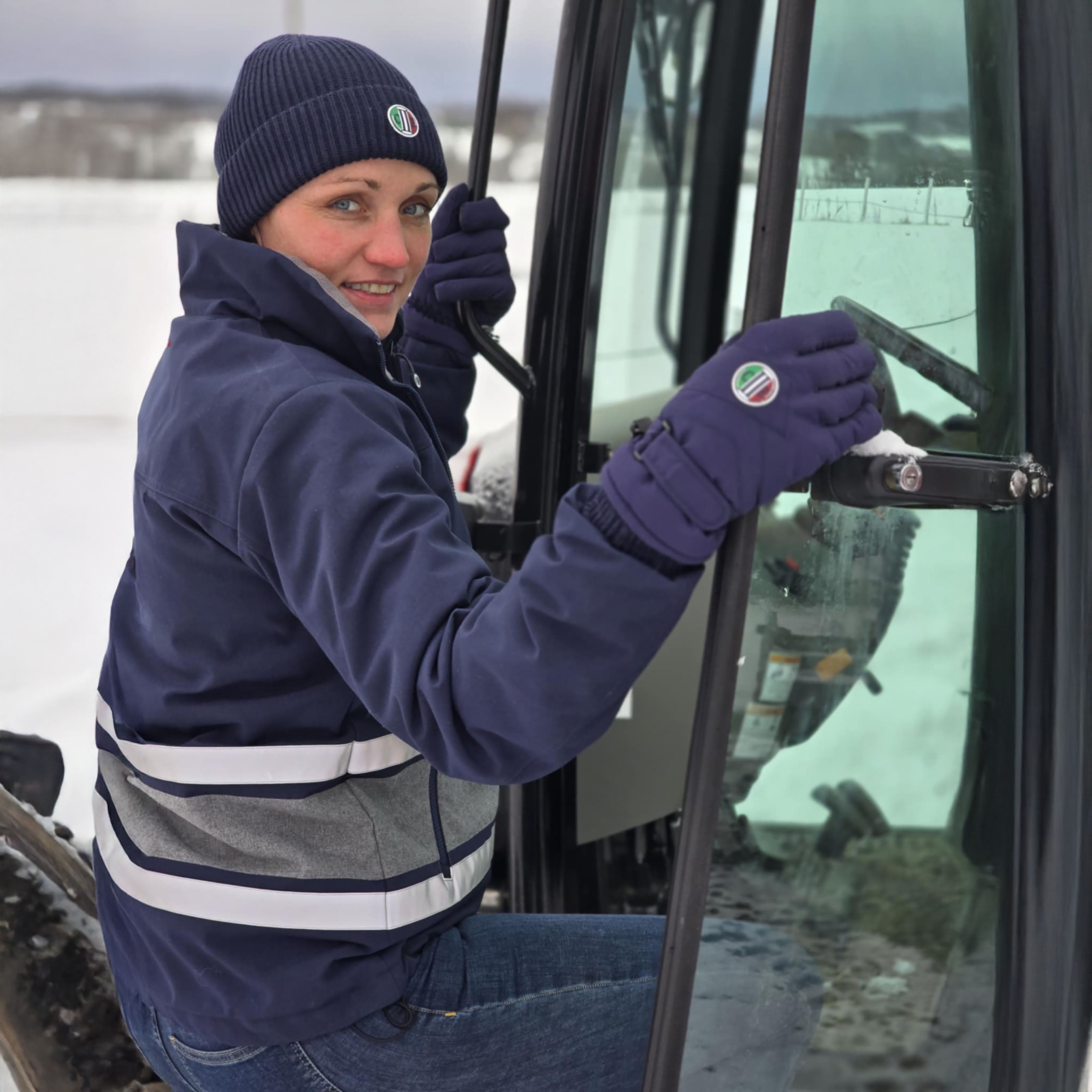 SAN CARLOS Winter gloves Navy (Black Iris)