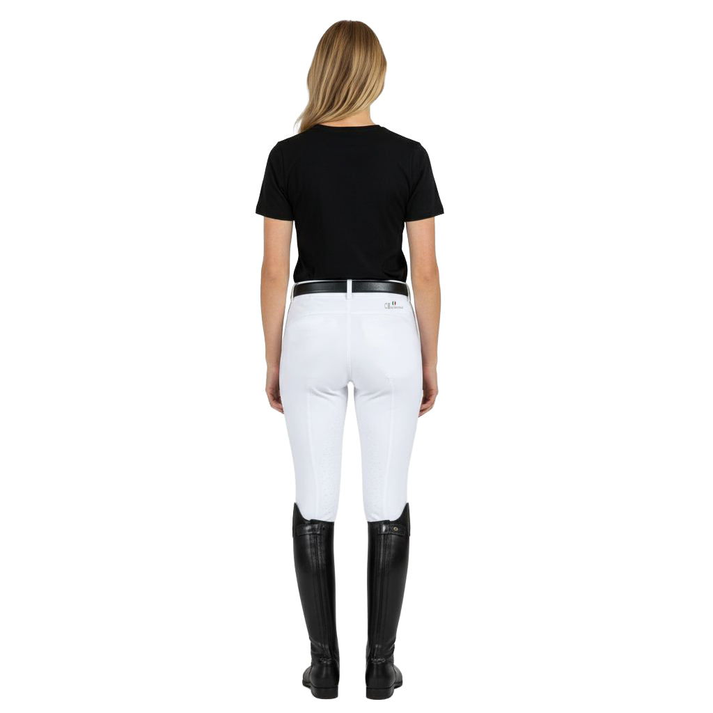 BUCINE Ladies T-Shirt w Embrodery Black (Jet Black)