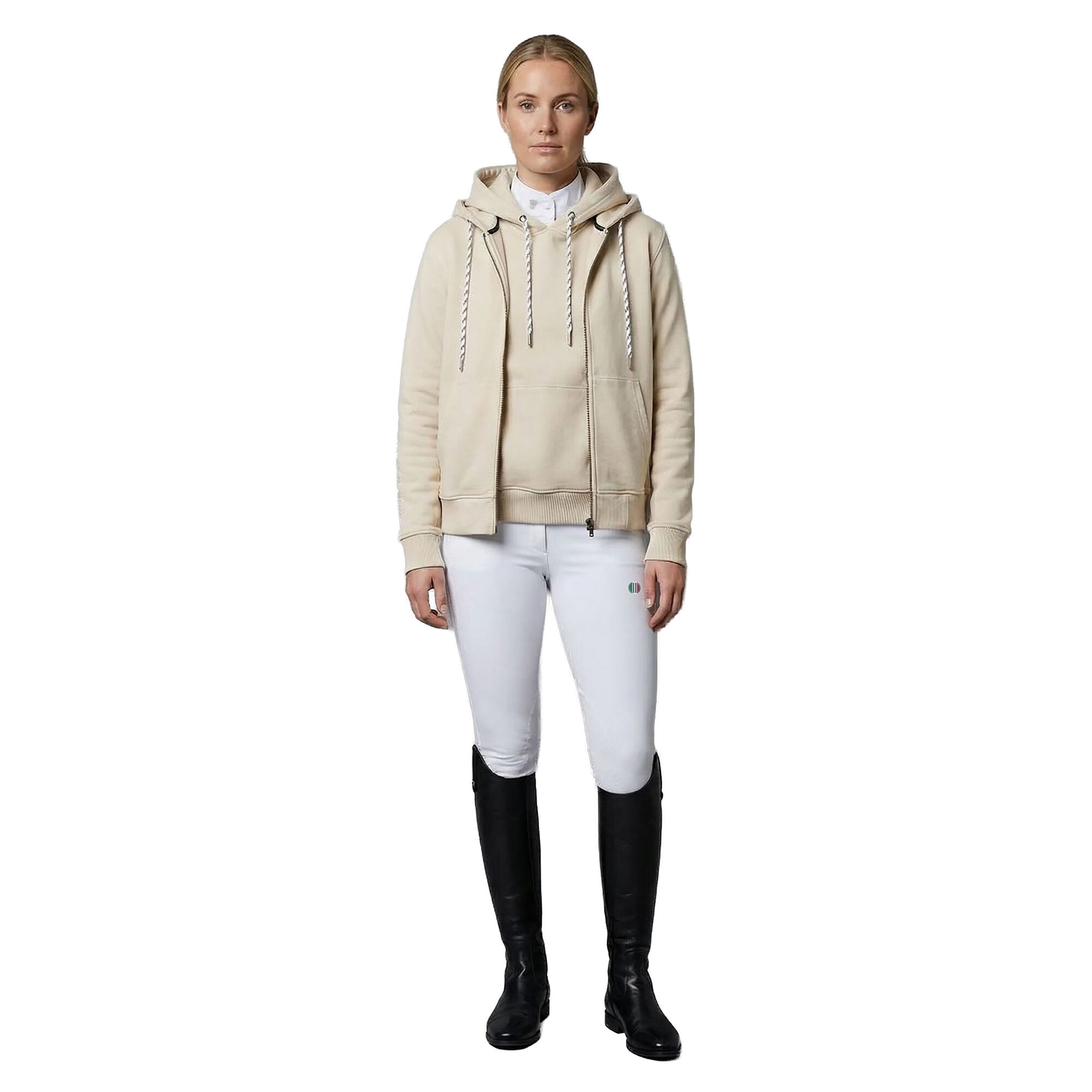 LEICHESTER Unisex Sweat Jacket Sandshell (Beige)