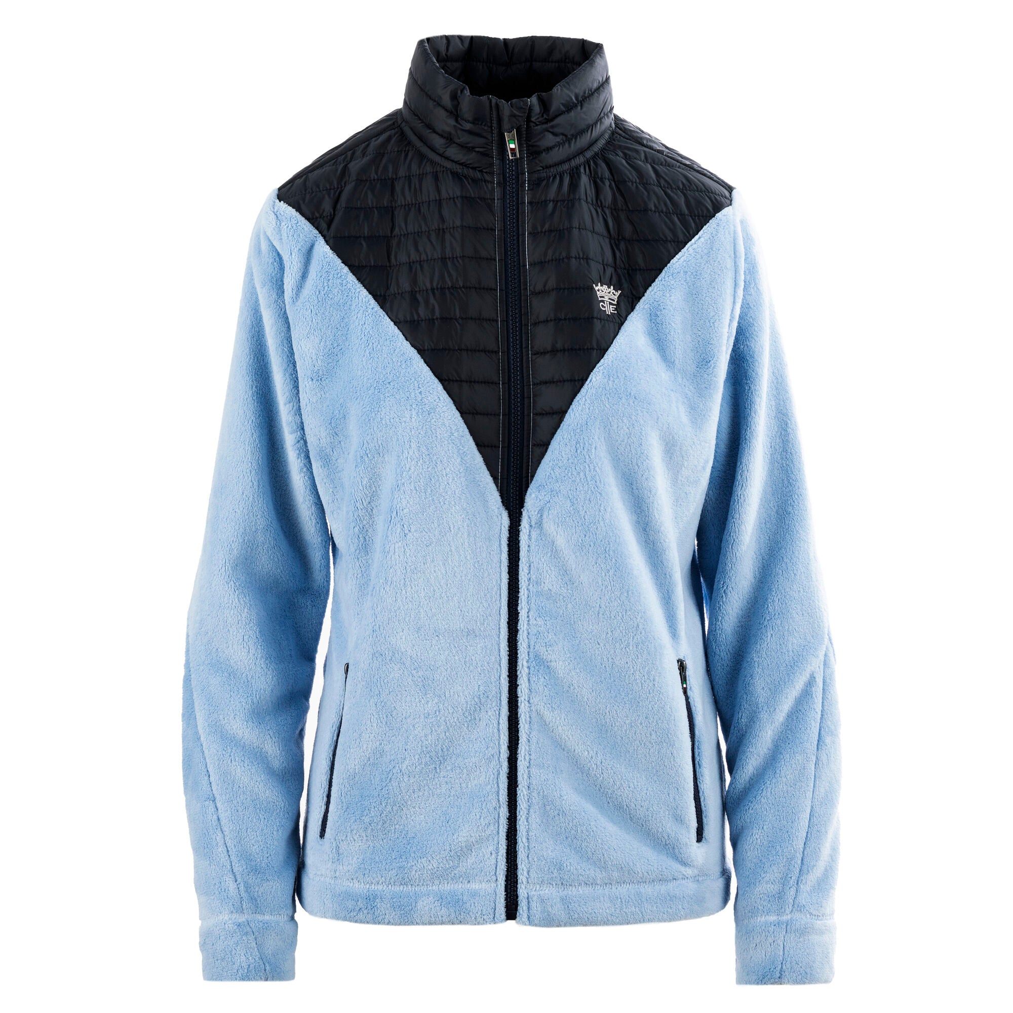 VICTORIA Ladies Coral Fleece Jacket Placid Blue(Lt Blue)