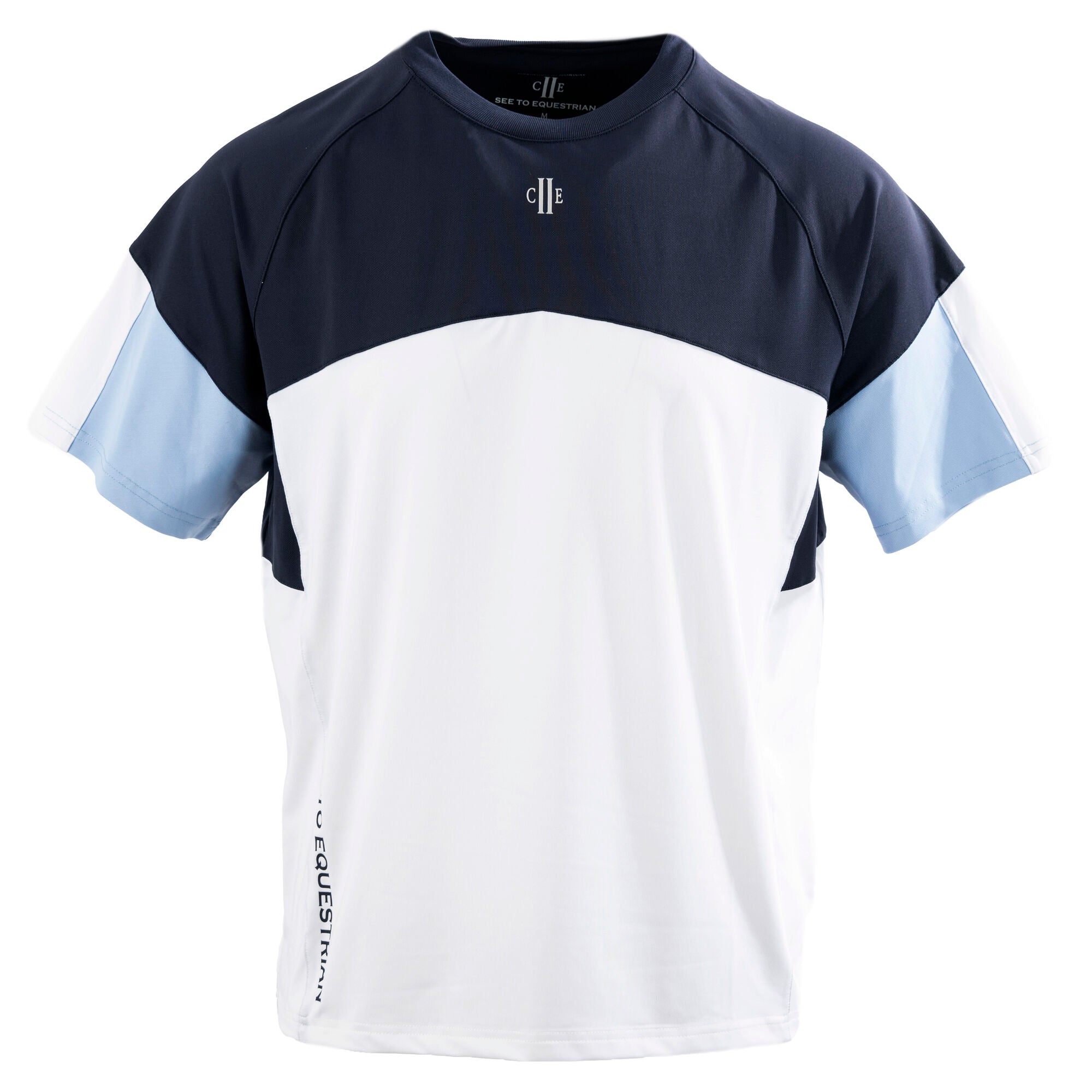 OXFORD Mens Technical RN T-Shirt Navy (Black Iris)