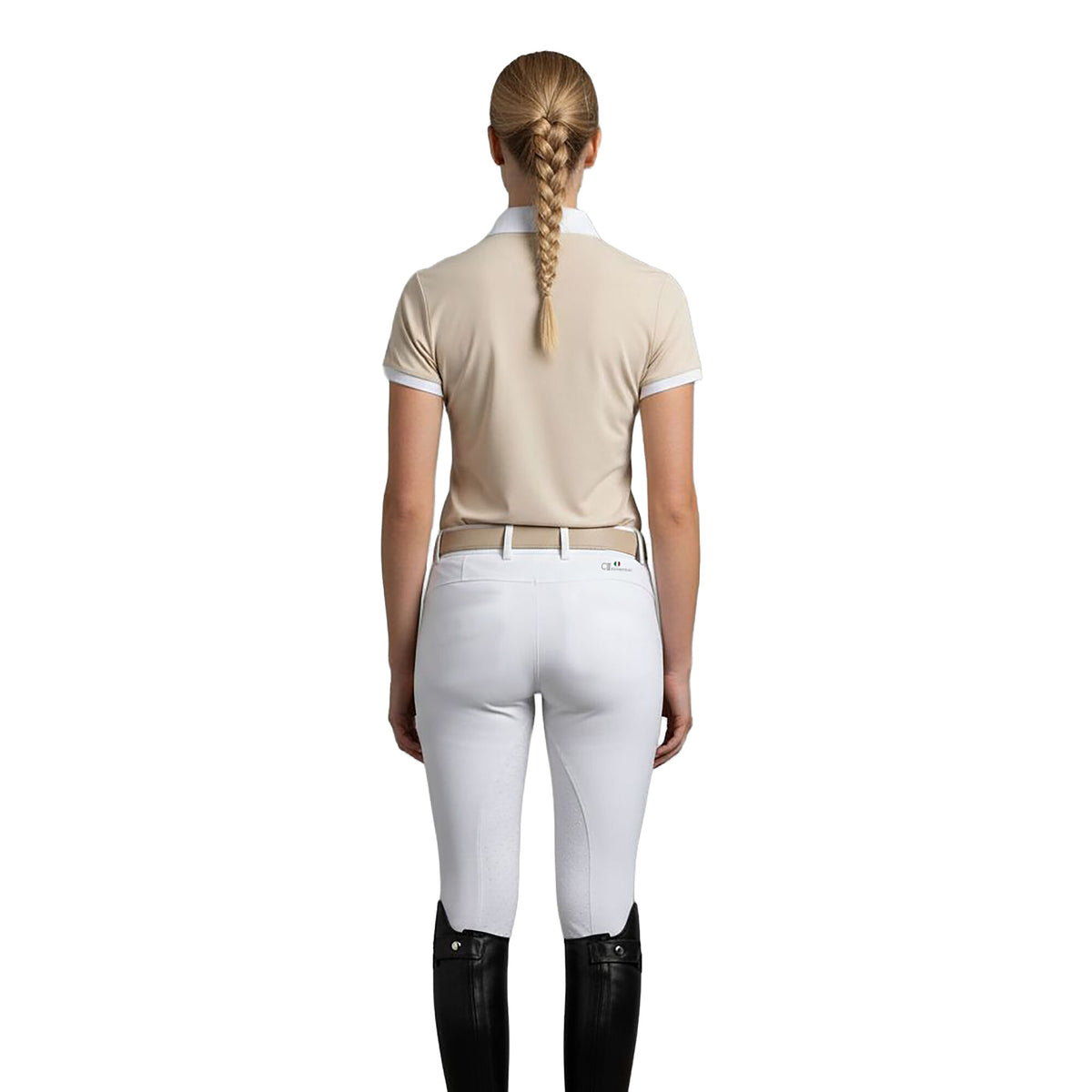 HOLBORN Ladies Showshirt SS w Shirtbreast Sandshell (Beige)