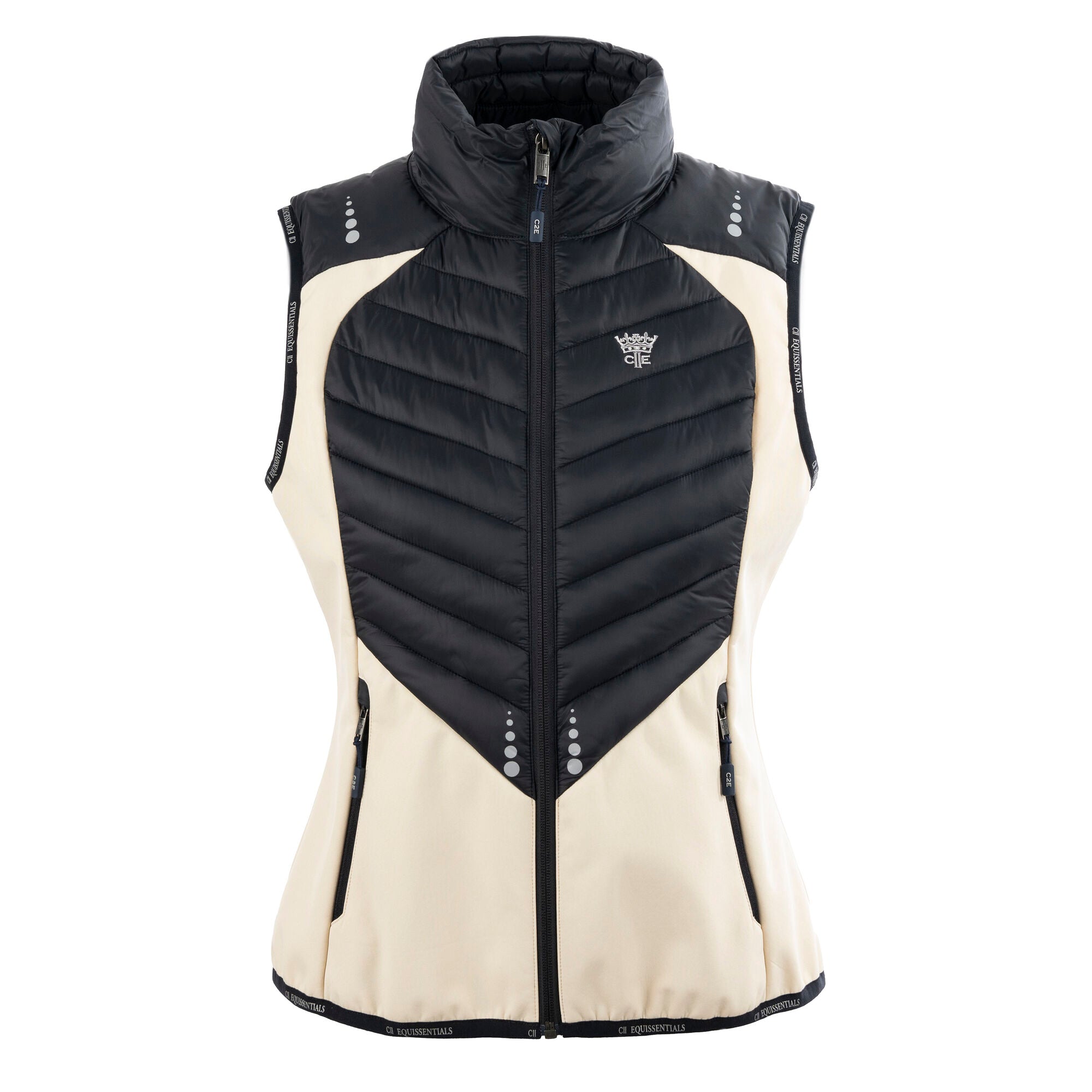 GREEN PARK Ladies Hybrid Bodywarmer Sandshell (Beige)