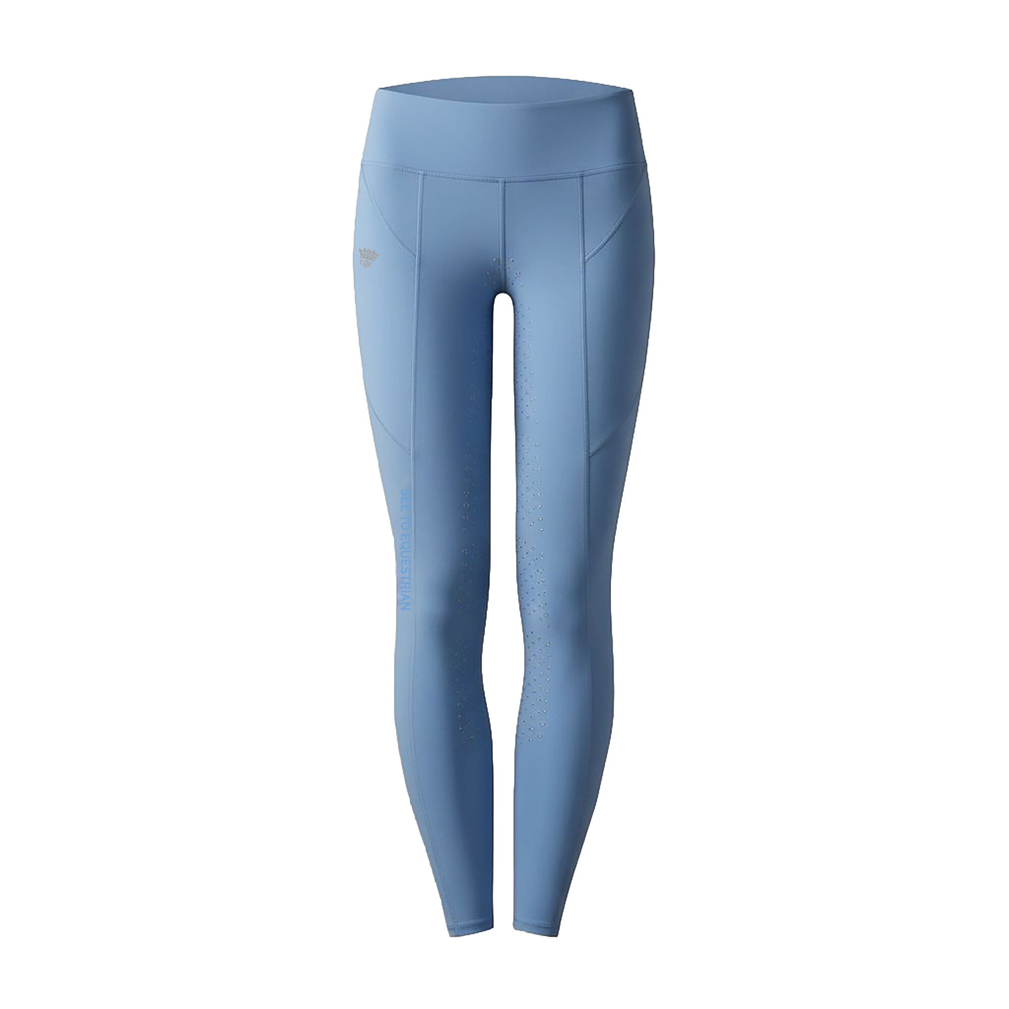 WATERLOO Ladies FG Solid Riding Thights Placid Blue(Lt Blue)