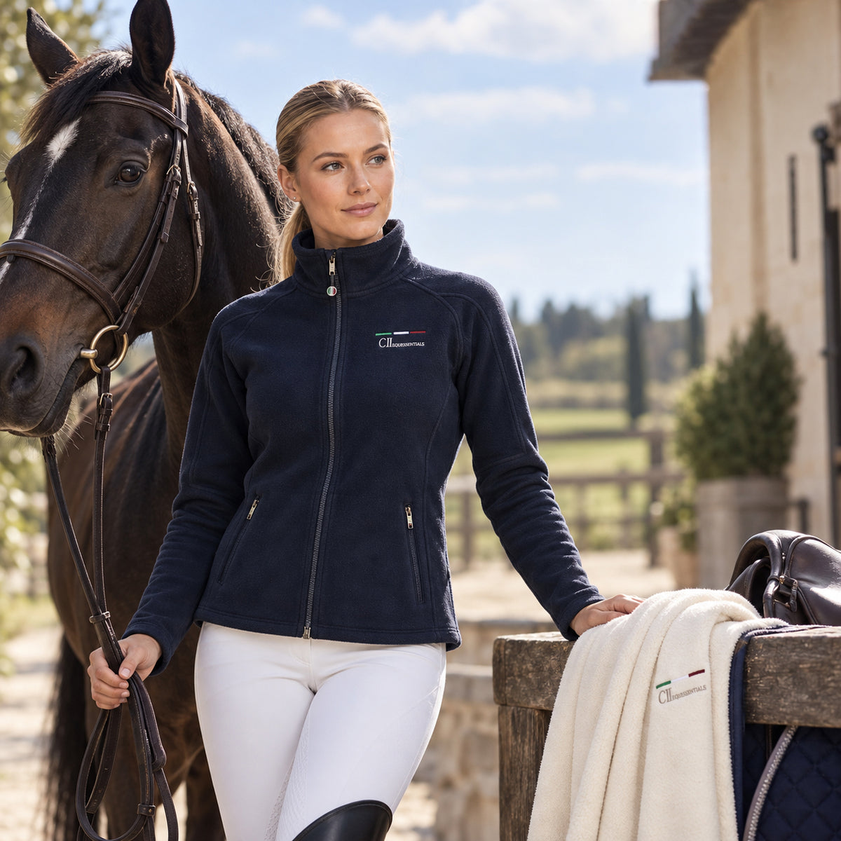SANTA CLARA Polar Fleece Jacket Black (Jet Black)