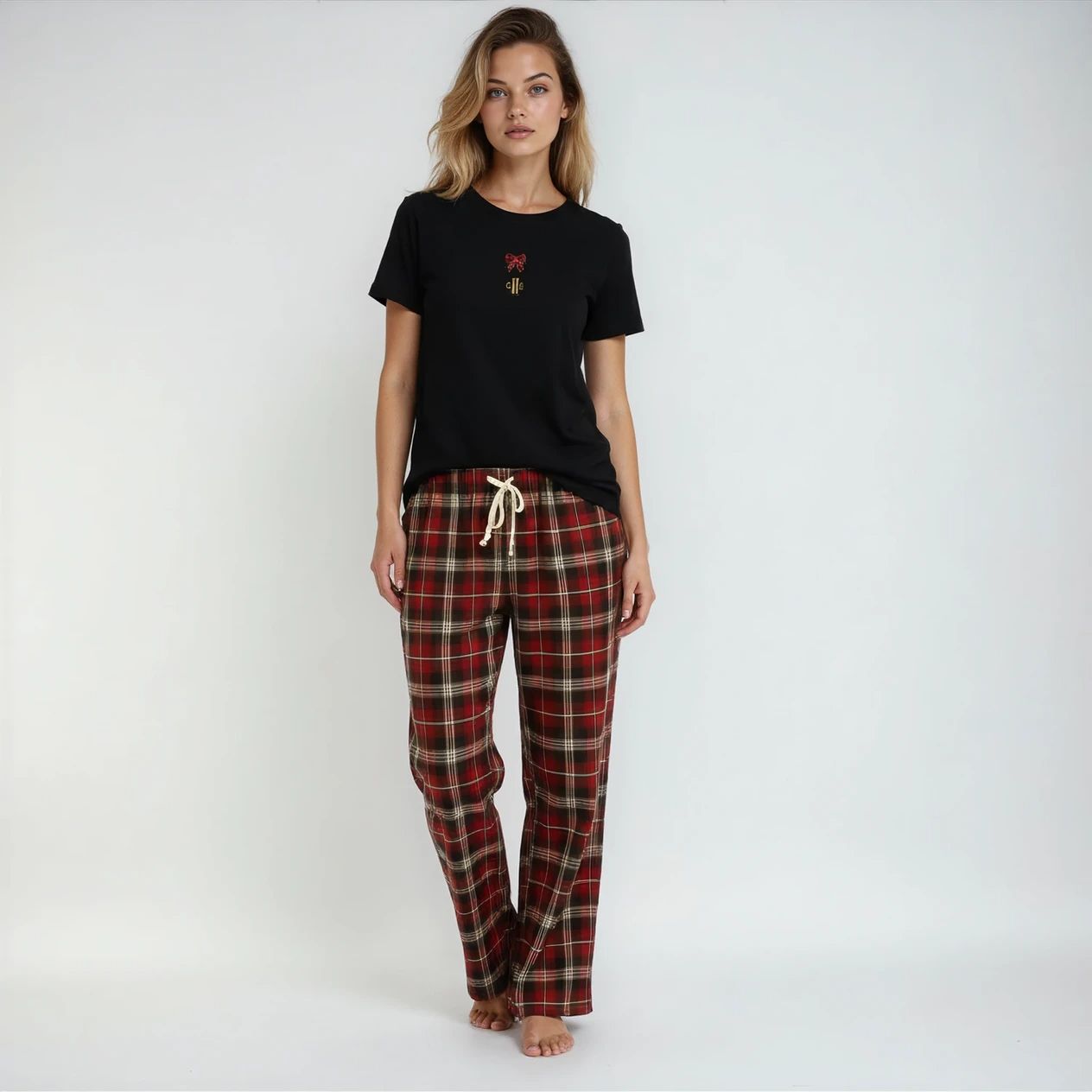 FIESOLE Ladies Pyjama Pant Checked
