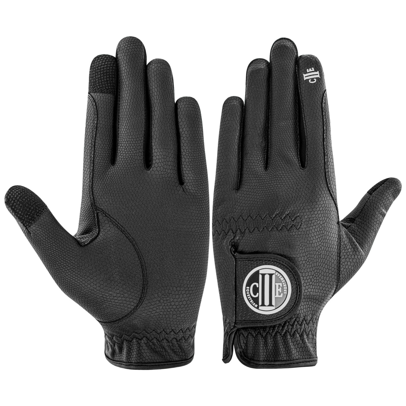 PALM SPRINGS Competition Riding Gloves Black (Jet Black)